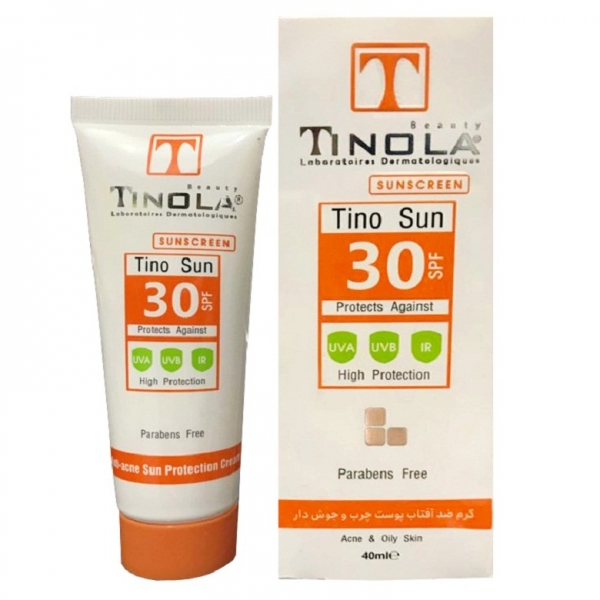 کرم ضد آفتاب SPF30 پوست چرب و جوش دار تینولا