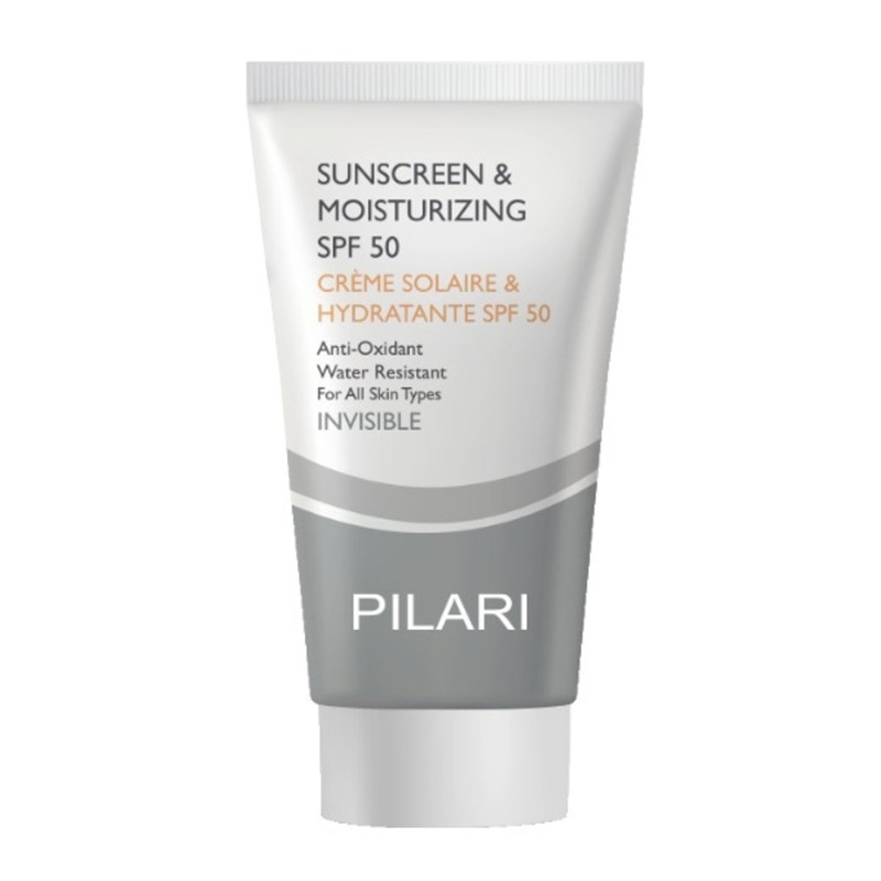 کرم ضد آفتاب و مرطوب کننده SPF 50 پیلاری مناسب انواع پوست 50 میلی لیتر