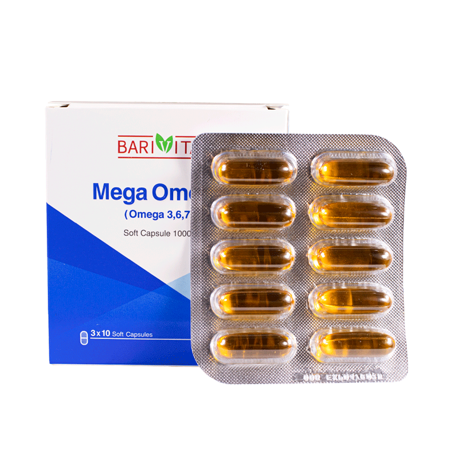 مگا امگا 9 7 6 3 باریویتال 30 عددی