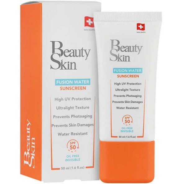کرم ضد آفتاب فیوژن واتربیوتی اسکین فاقد چربی SPF50