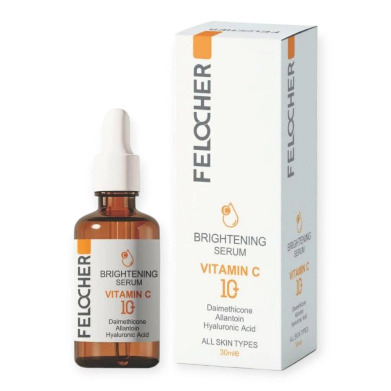 سرم روشن کننده فلوچر حاوی ویتامین C مناسب انواع پوست حجم 30 میلی لیتر