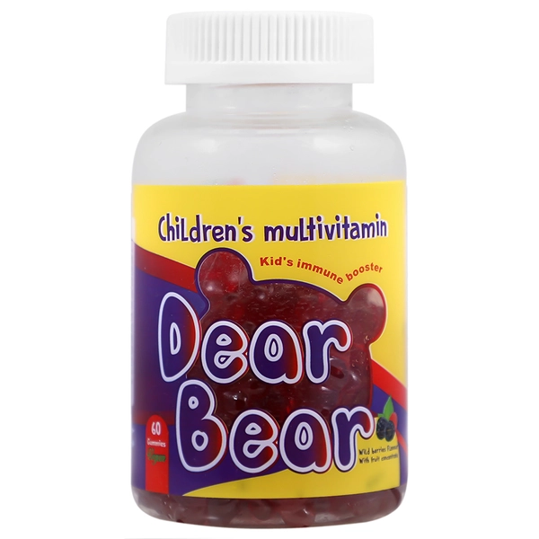 پاستیل مولتی ویتامین کودکان دیر بیر بی اس کی 60 عددی