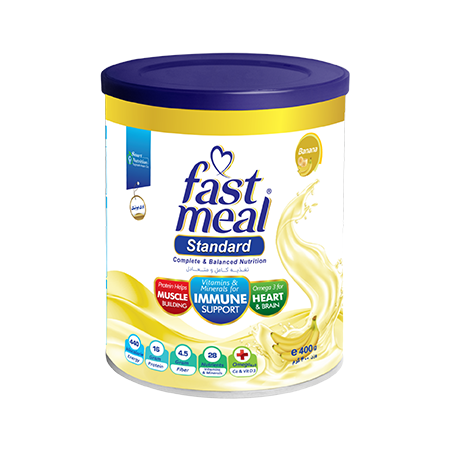 پودر فست میل استاندارد طعم موزی اسمارت نوتریشن 400 گرمی
