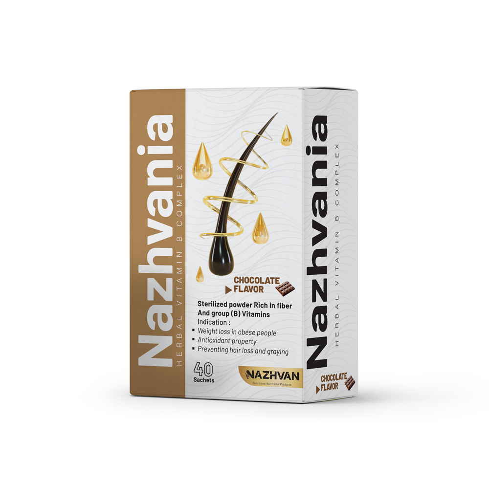 جعبه 40 ساشه ای طعم شکلاتی ناژوانیا