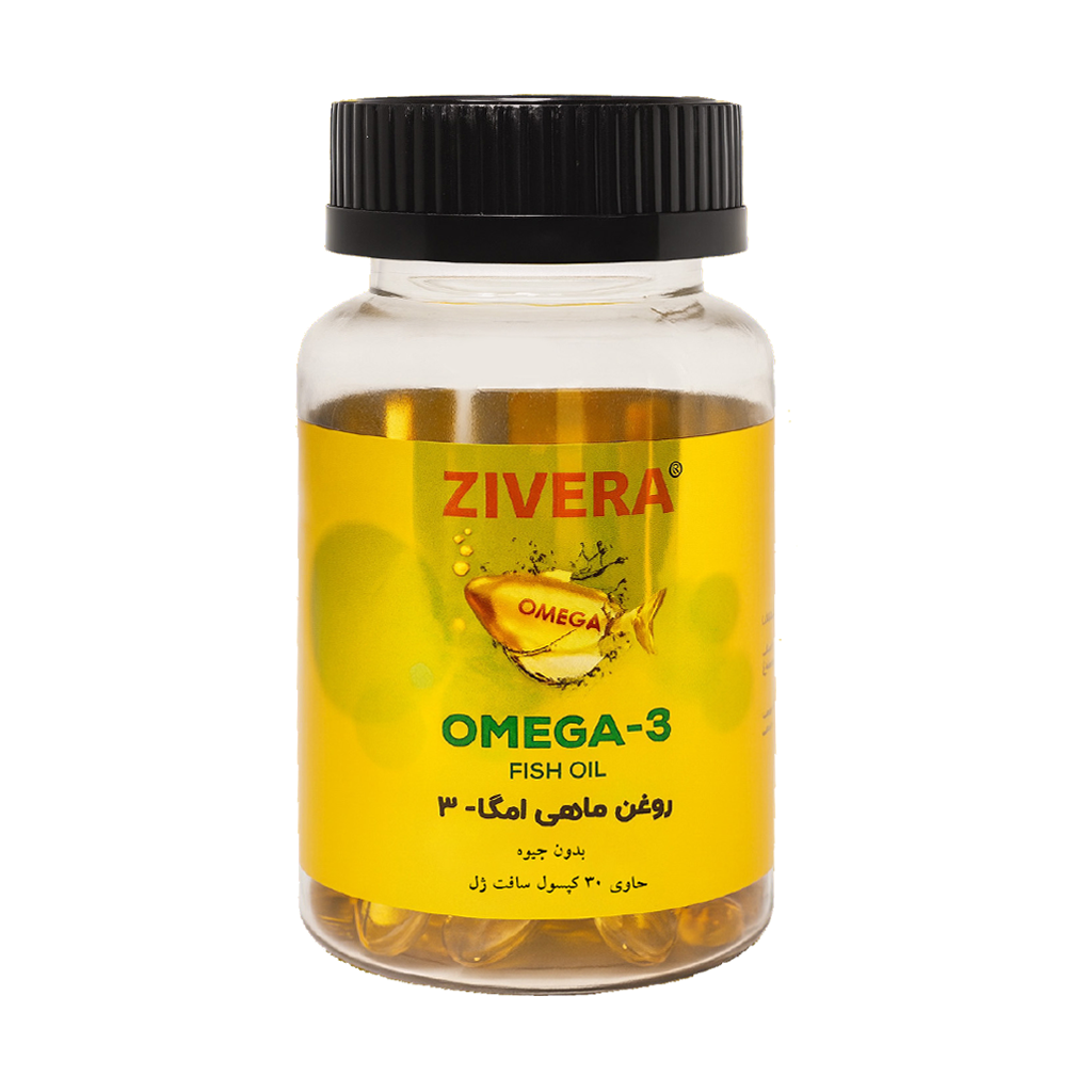 کپسول امگا 3 1000 میلی گرم زیورا 30 عددی