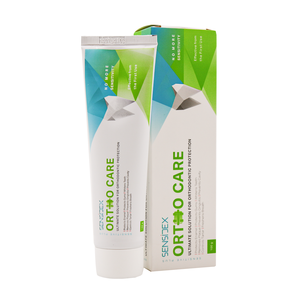 خمیر دندان ژله ای سنسیدکس مدل Ortho Care حجم 100 گرم