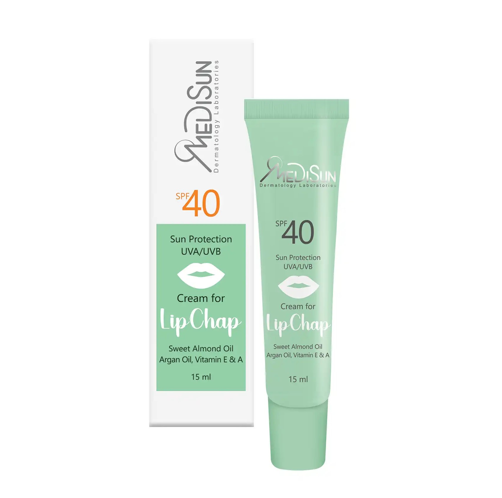 بالم لب ضد آفتاب مدیسان SPF40 حاوی روغن بادام شیرین و آرگان