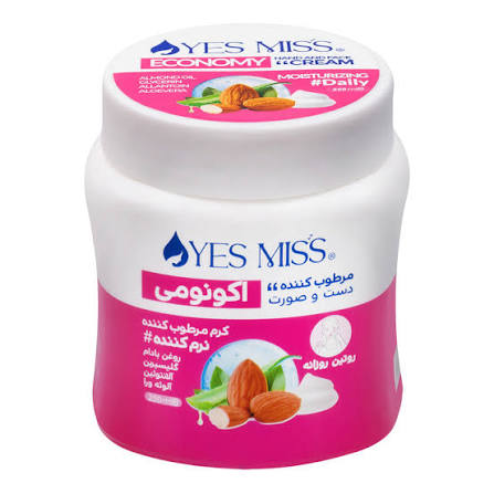 کرم مرطوب کننده یس میس مدل روغن بادام کد 01 حجم 250 میلی لیتر