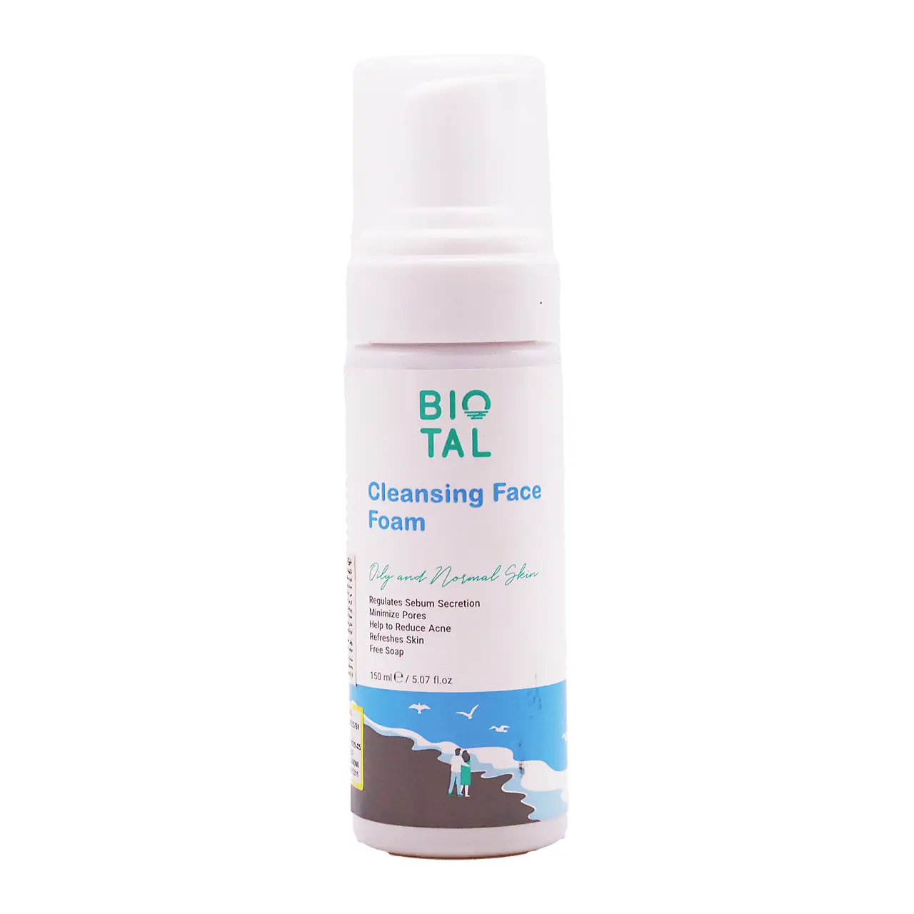 فوم شستشوی صورت بیوتال مناسب پوست چرب و نرمال حجم 150mL