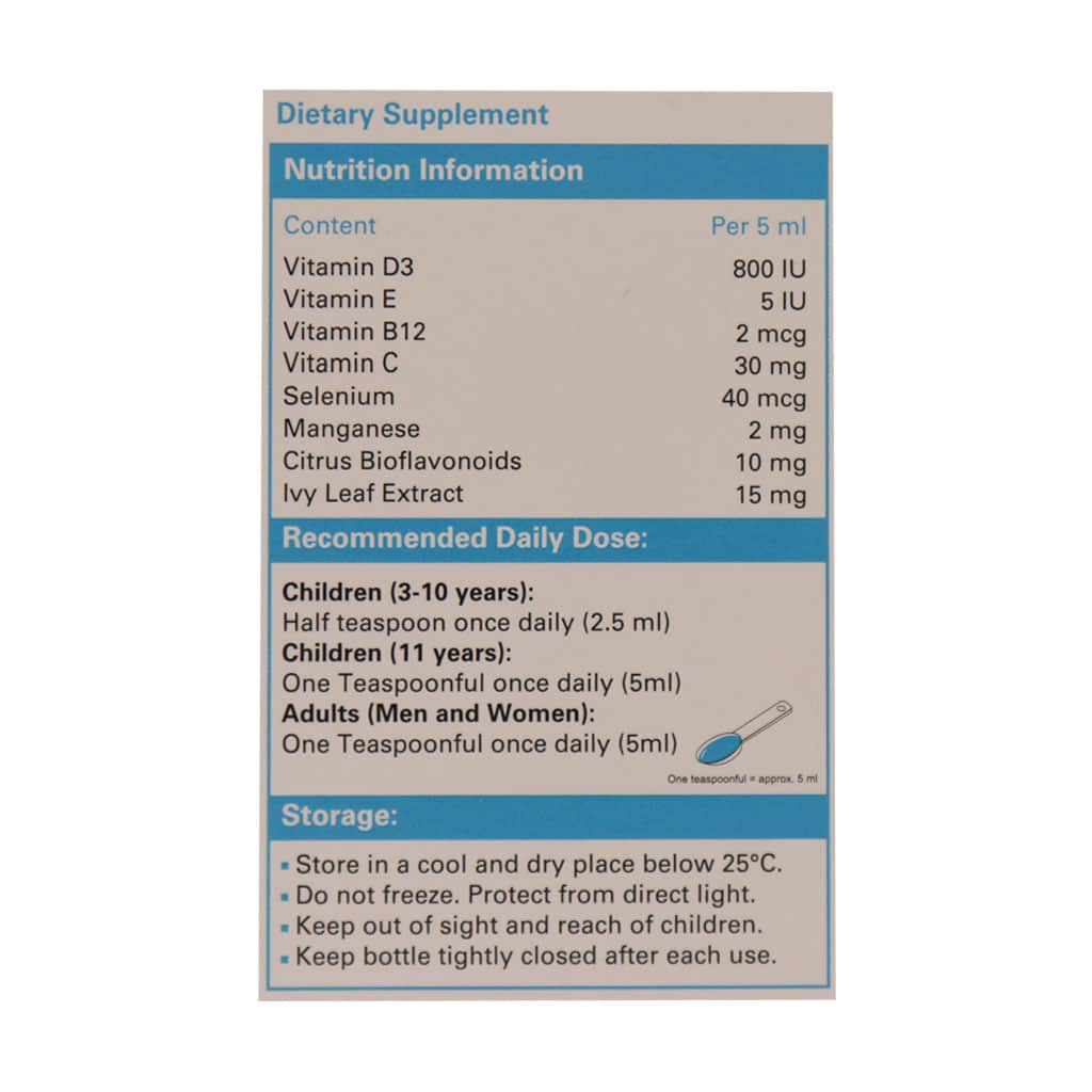 شربت رسپوویت ویتان 200 میلی لیتر | تقویت سیستم ایمنی و سلامت تنفسی